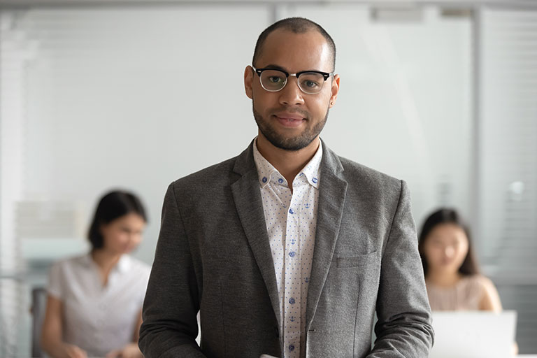 Young male professional.