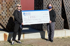 Food Bank of Northern Nevada check presentation photo