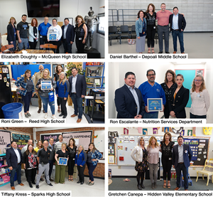 Greater Nevada Credit Union Recognized Educators for Their Impact on Students and Schools