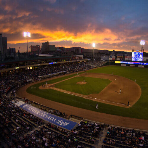 Aerial photo of Greater Nevada Field