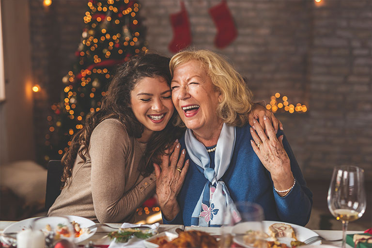 Holiday happiness.
