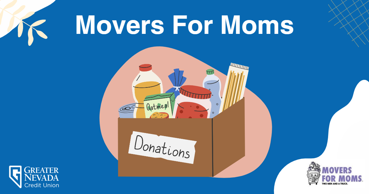 Greater Nevada Credit Union Serves as Drop-Off Locations for 2023 Movers for Moms Donation Drive
