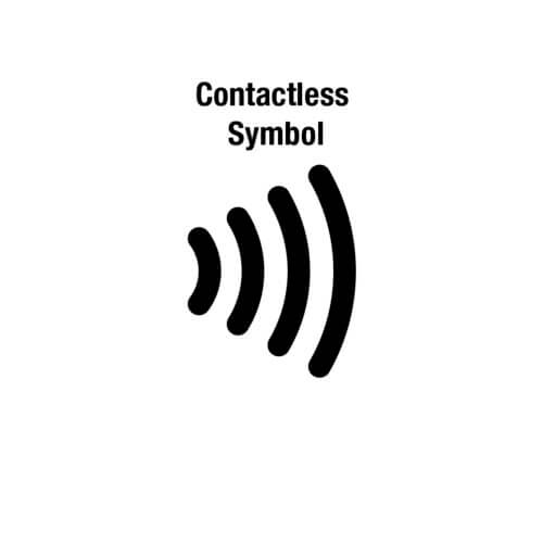 Contactless payment symbol