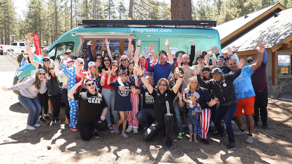 Group photo of GNCU employees at Polar Plunge 2023