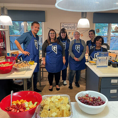 GNCU employees volunteering
