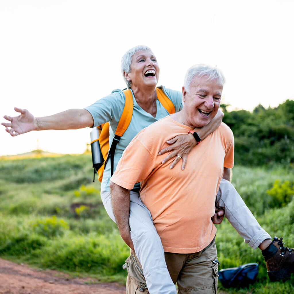 Couple together after registering for the estate planning seminar