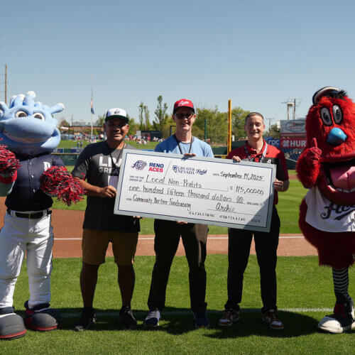 Community Partners Fundraising Program presentation at Greater Nevada Field