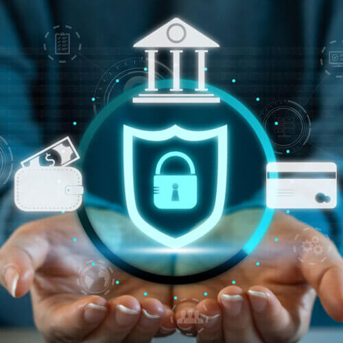 Graphic representing fraud security