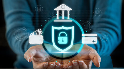 Graphic representing fraud security